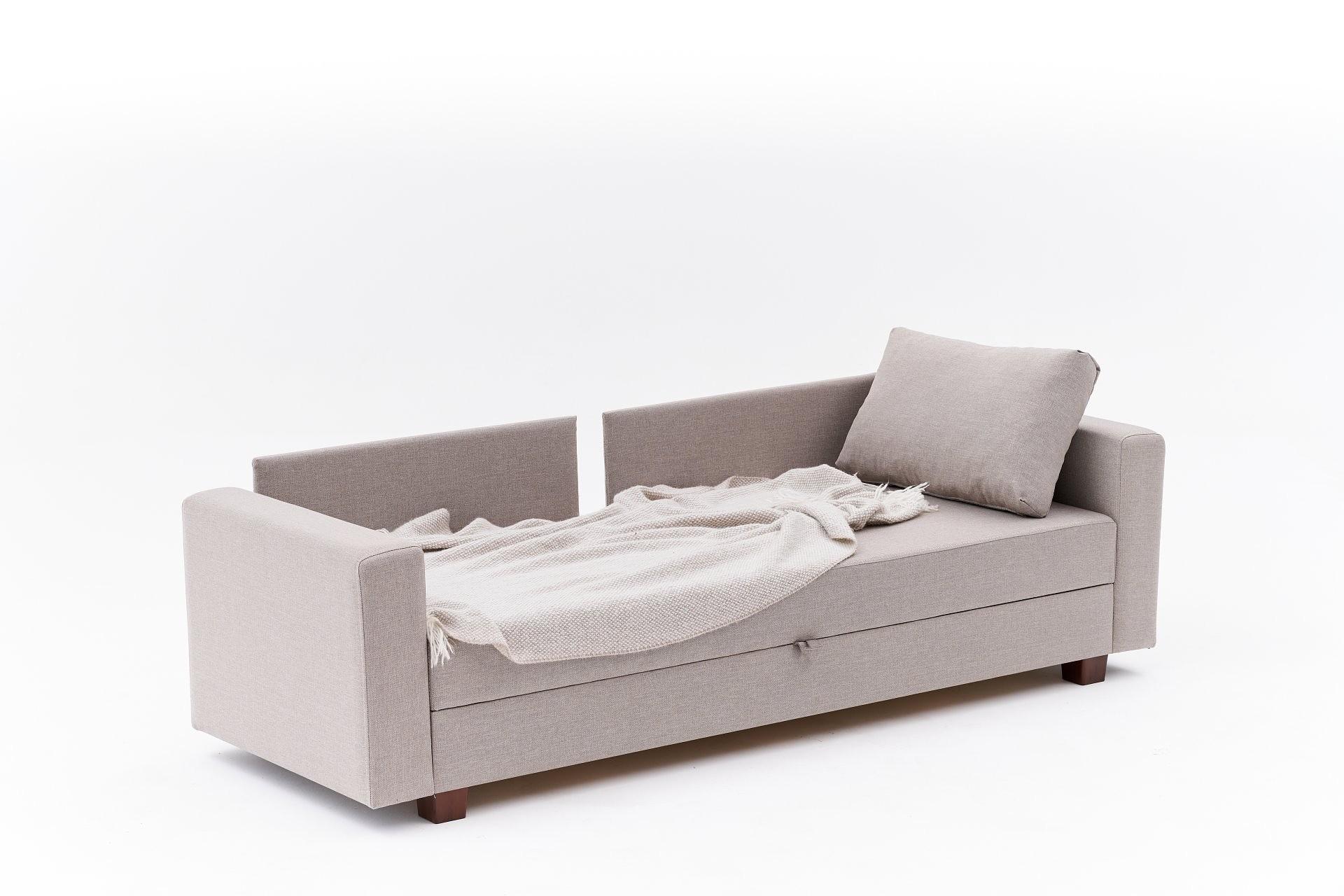 Aly Sofa Bed 3-Seater Beige 8