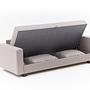 Aly Sofa Bed 3-Seater Beige 9