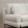 Modernes Sofa 3-Sitzer Creme 4