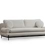 Modernes Sofa 3-Sitzer Creme 6