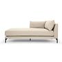 Vincent 1-seater chaise longue left Pasha Dune 0