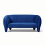 Jill Sofa 2,5-Sitzer Velour Lux Blue 1