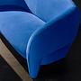 Jill Sofa 2,5-Sitzer Velour Lux Blue 2