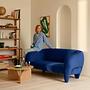 Jill Sofa 2,5-Sitzer Velour Lux Blue 6