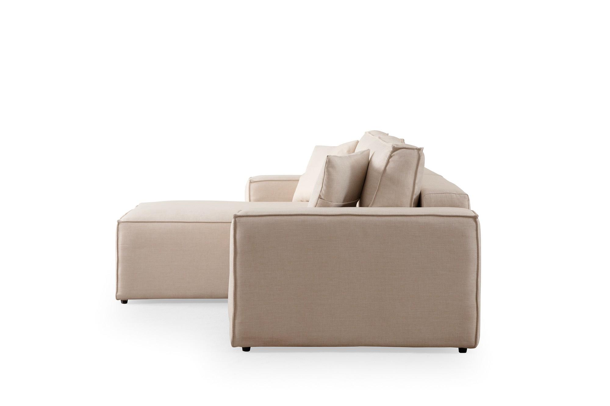 Pirlo Corner Sofa Left Ecru 6