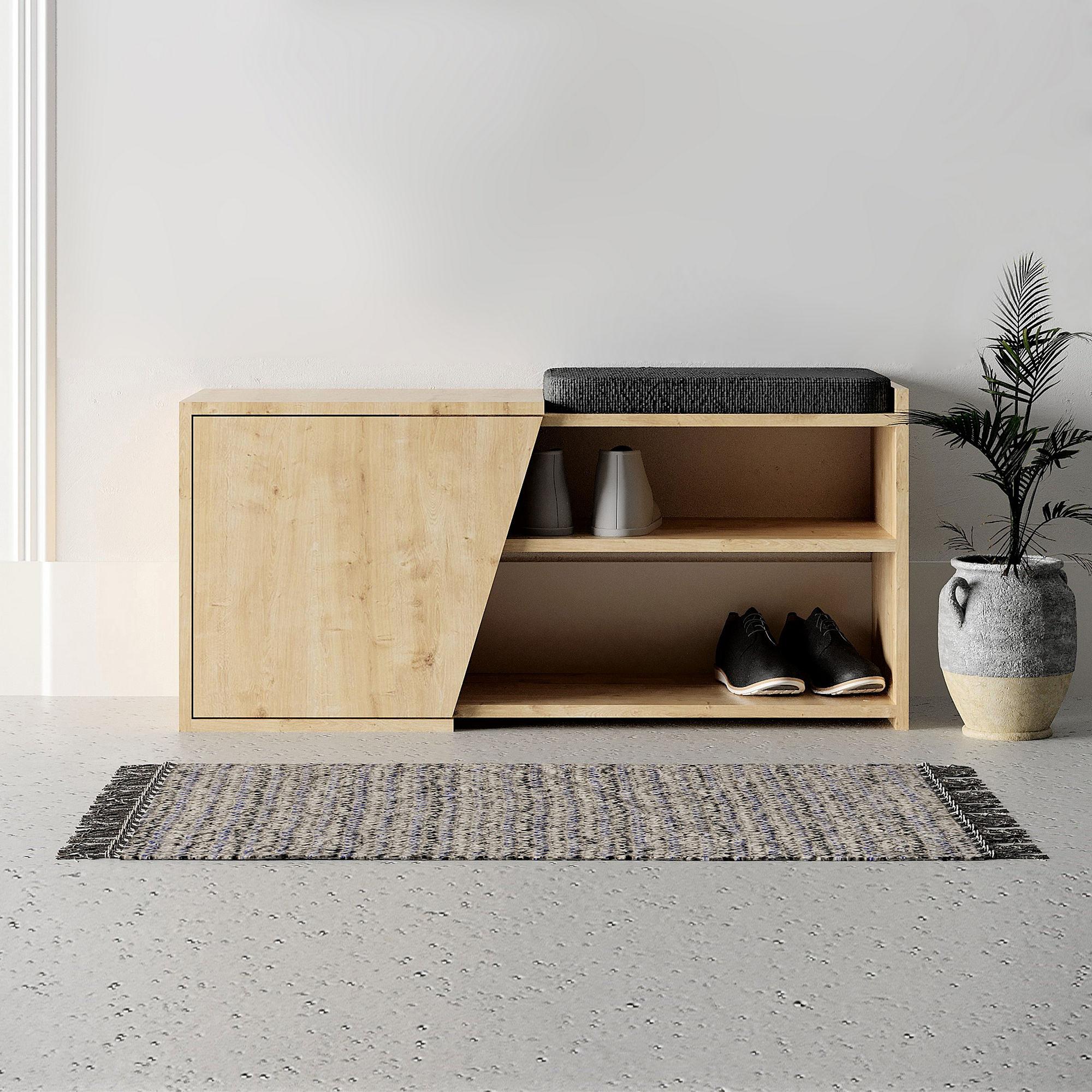 Fiona Shoe cabinet wood veneer 4
