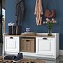 P2 wardrobe wood veneer White 2