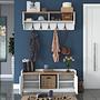 P2 wardrobe wood veneer White 6