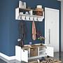 P2 wardrobe wood veneer White 7