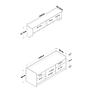 P2 wardrobe wood veneer White 9