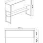 Luxe Sideboard Holzfurnier Schwarz Anthrazit 4