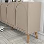 Lyon 81 Console Walnut Wood Veneer 4