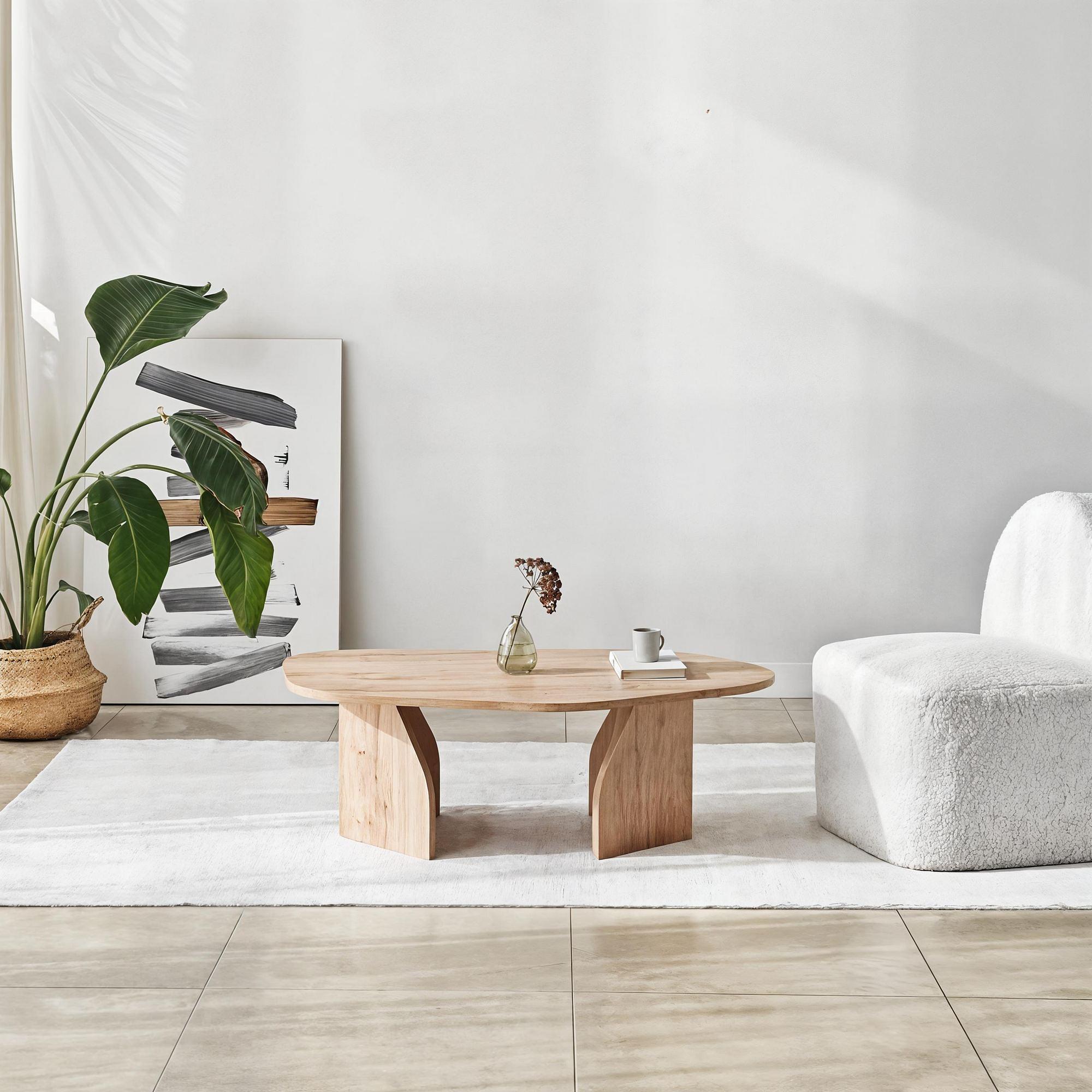 Rock Couchtisch Eichen-Optik Braun 2
