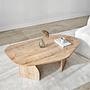 Rock Couchtisch Eichen-Optik Braun 6