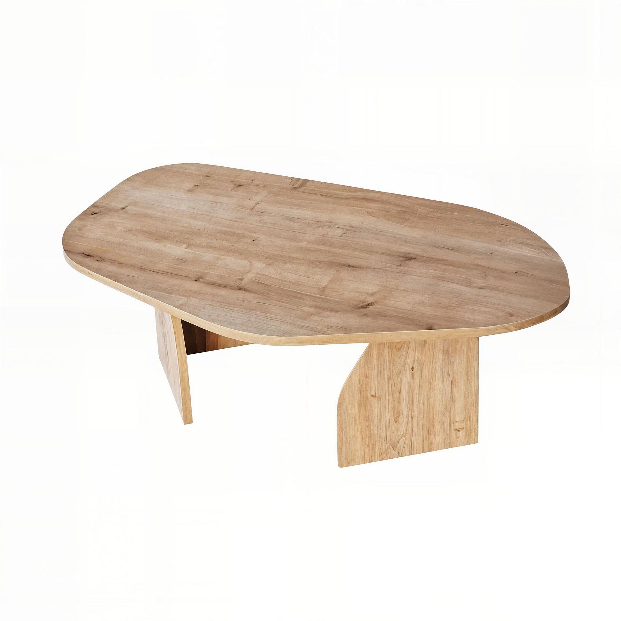 Rock Couchtisch Eichen-Optik Braun 8