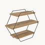 Azra Wall shelf wood veneer 2