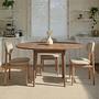 Viona Table Extendable Brown Ø 100cm 2