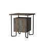 Acres Nightstand Wood Veneer Dark Brown 0