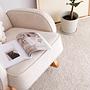 Yoko Armchair Velvet White 4