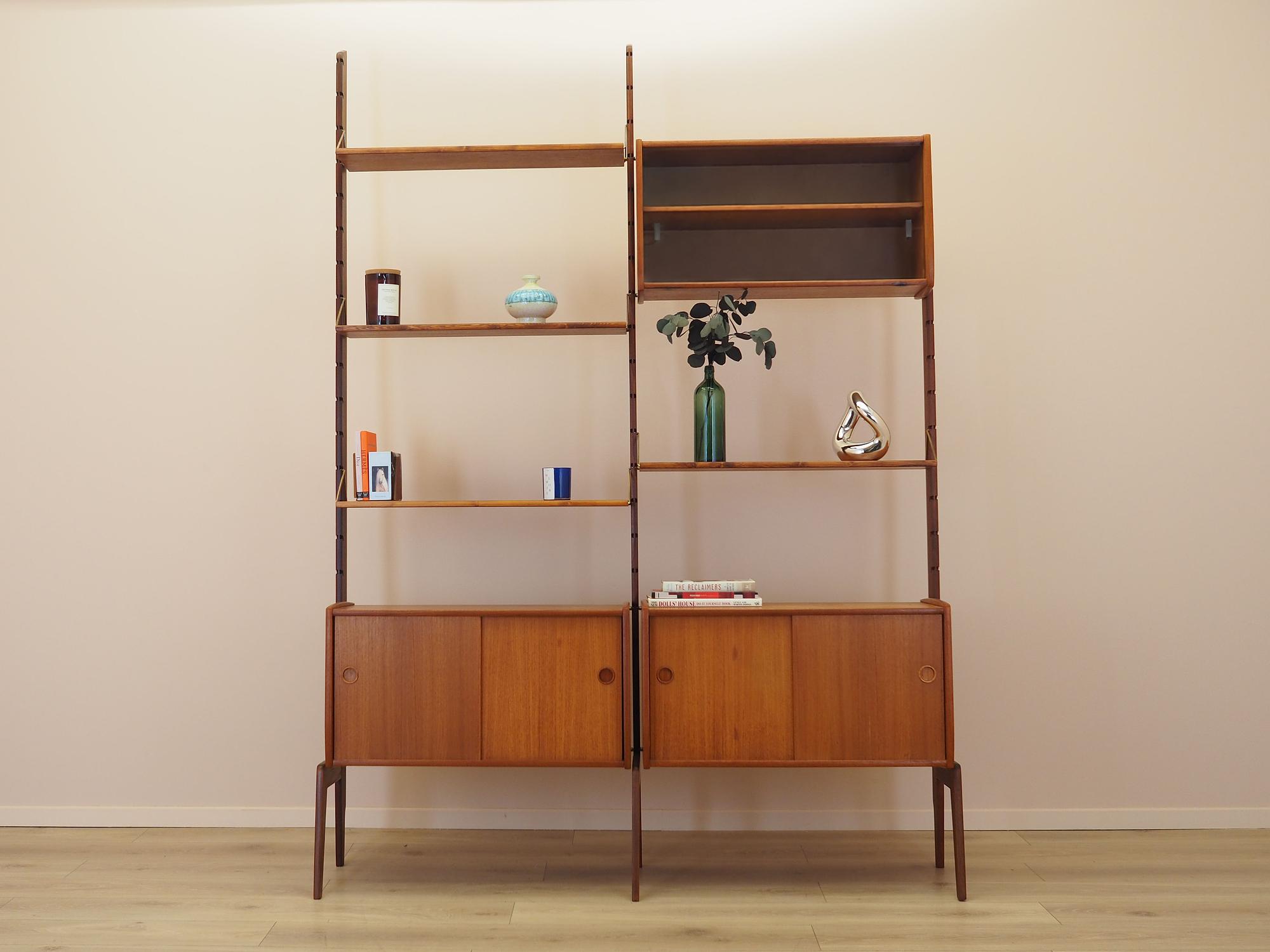 Teak shelving system 1960s 1