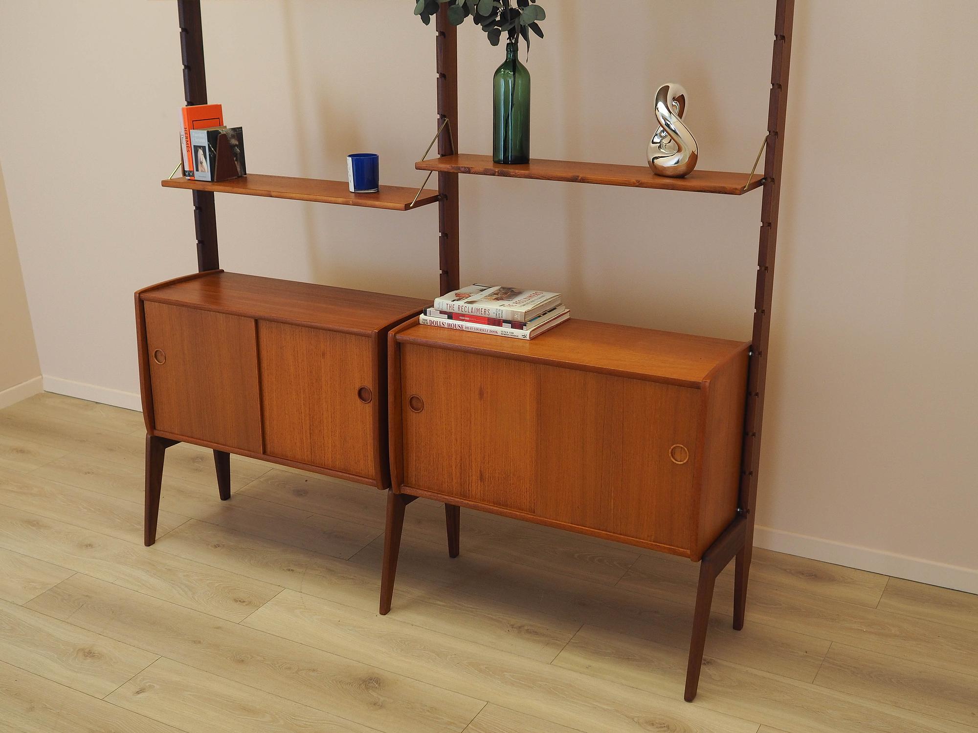 Teak shelving system 1960s 4