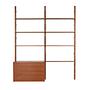 Teak Bookshelf PS System 1960s 0