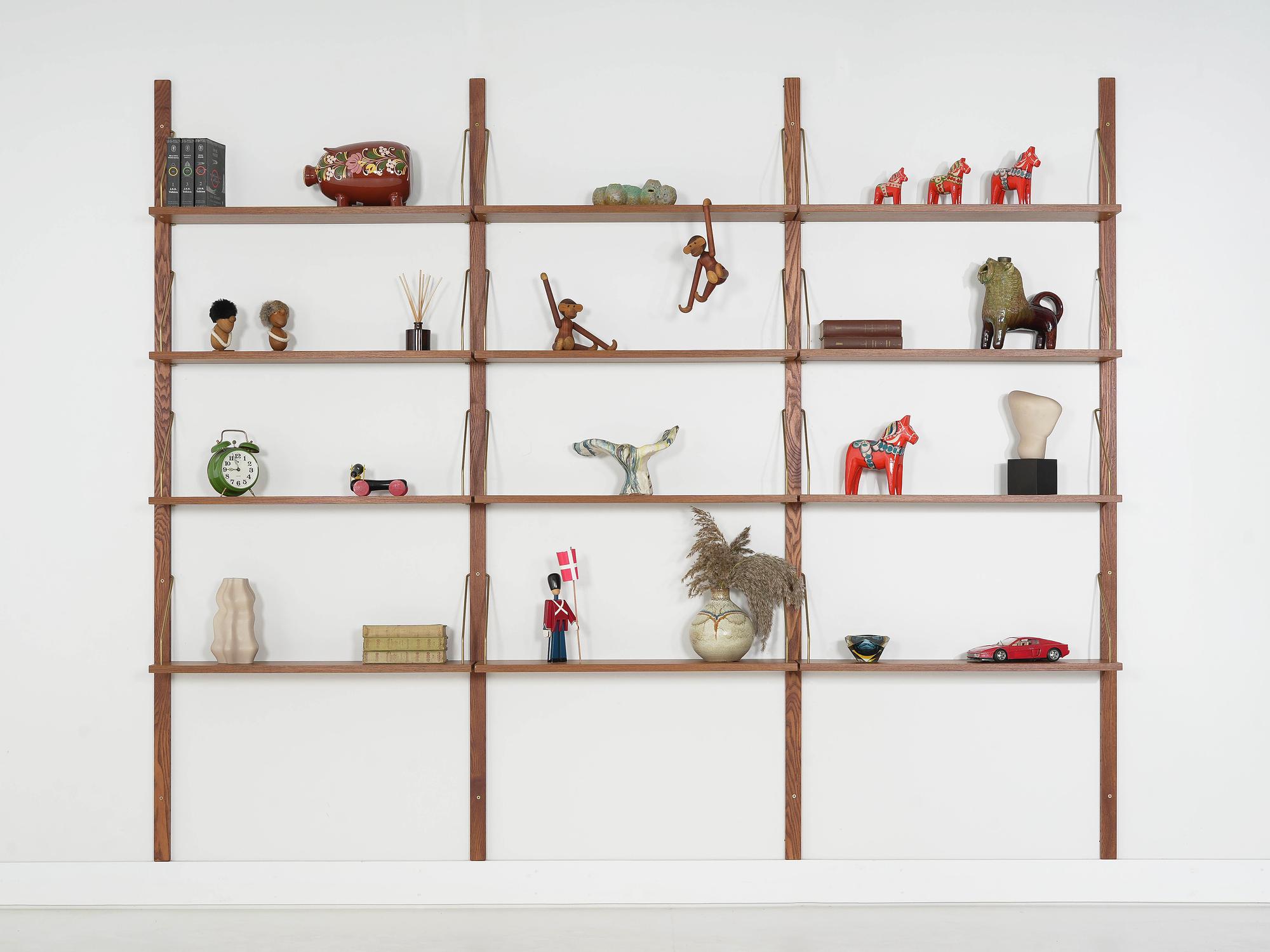 Modular Teak Shelving System 1970s 1