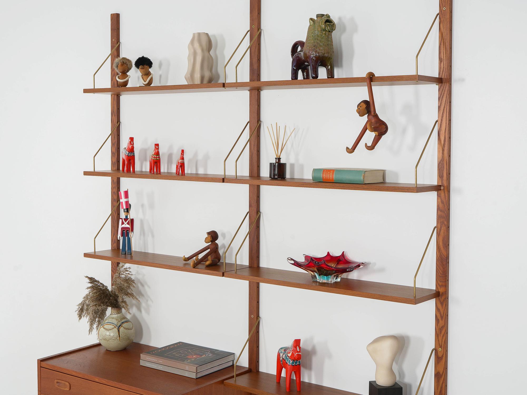 Teak Bookshelf PS System 1960s 7