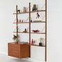 Teak Bookshelf PS System 1960s 3