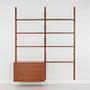 Teak-Bücherregal PS System 1960er Jahre  1