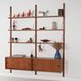 Teak shelving system 1960s 3