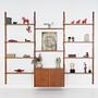 Modular Teak Shelving System 1960s 1