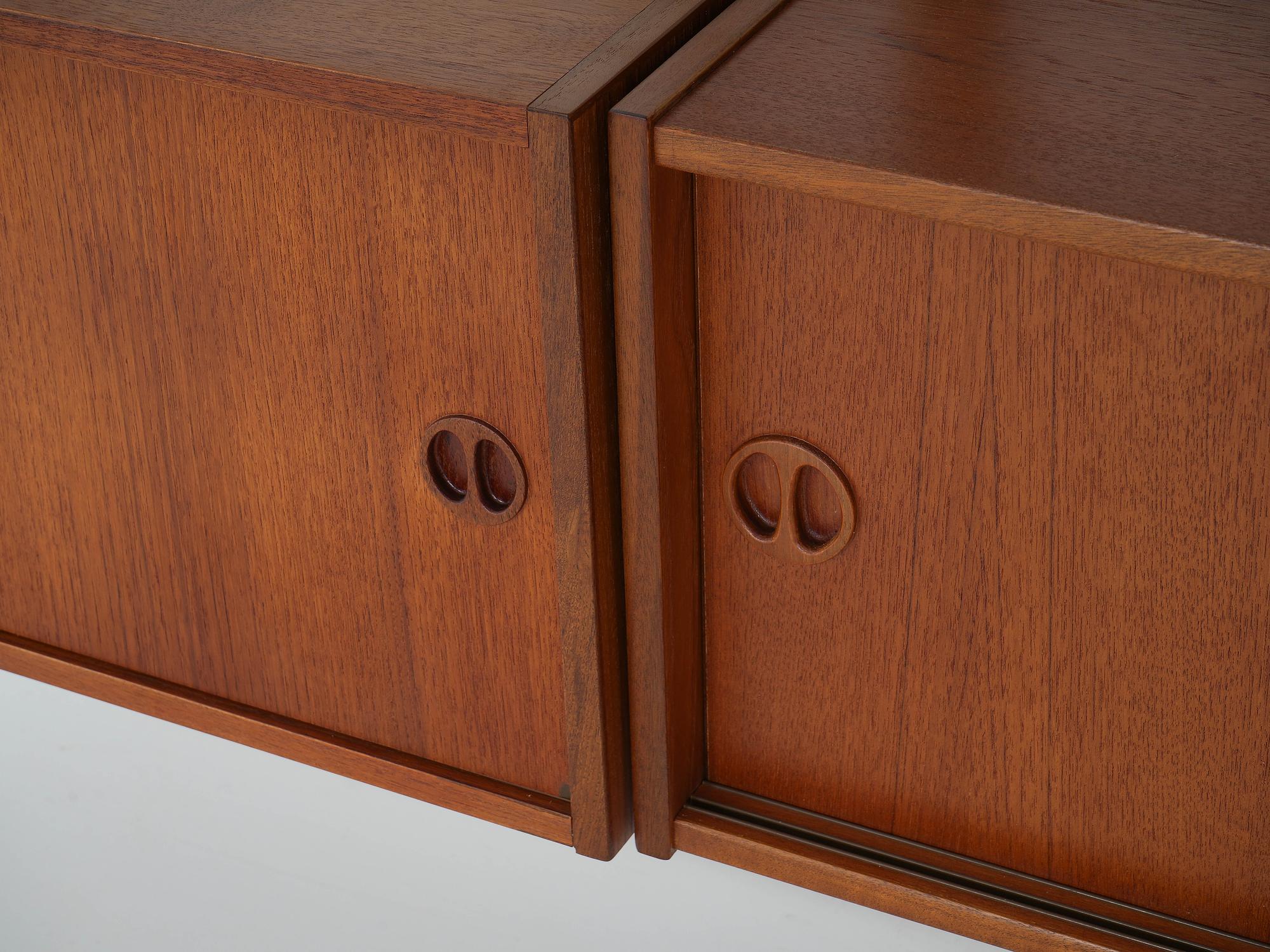 Teak shelving system 1960s 9