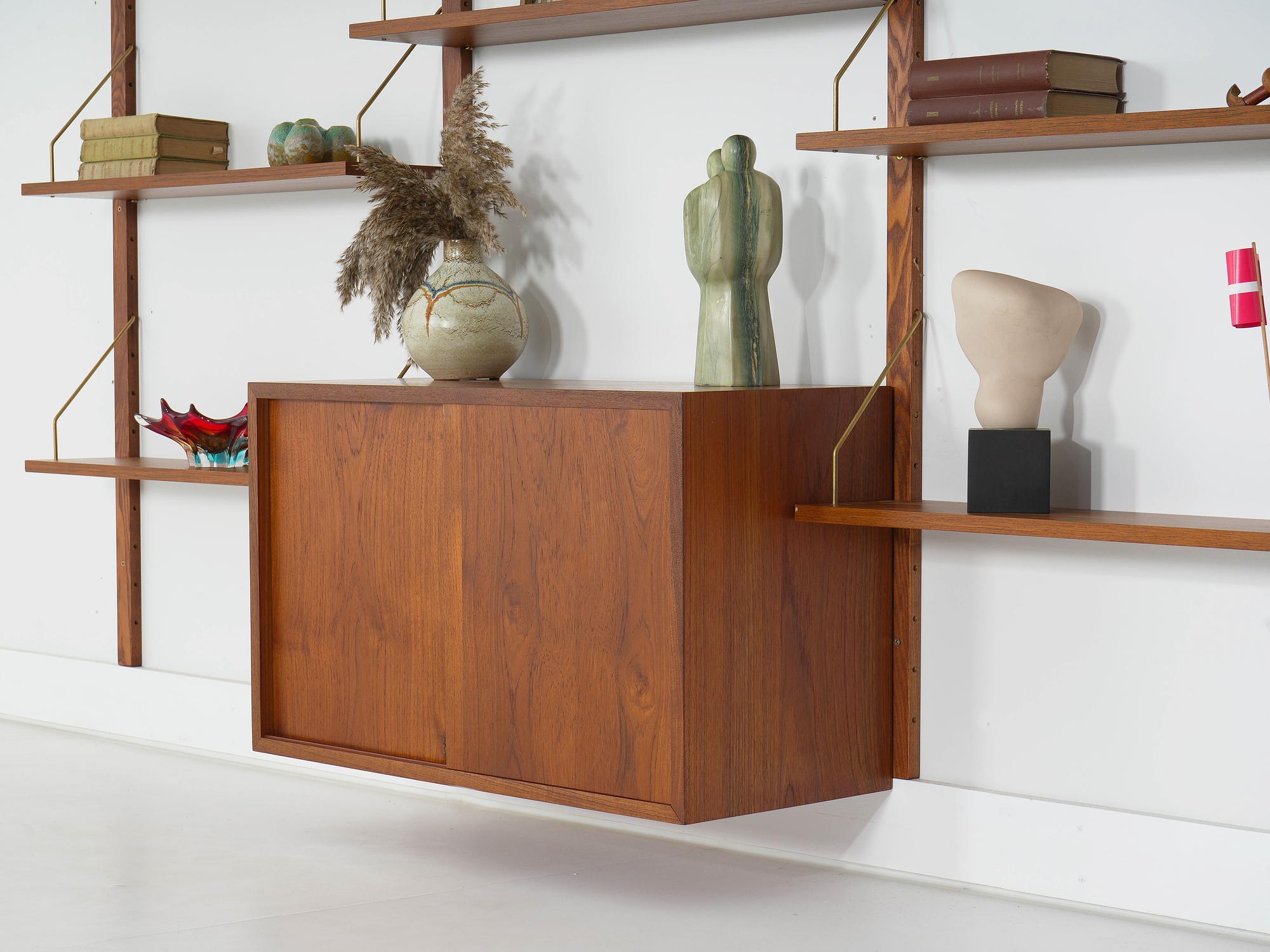 Modulares Teak-Regalsystem 1960er Jahre 5