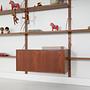 Modular Teak Shelving System 1970s 2