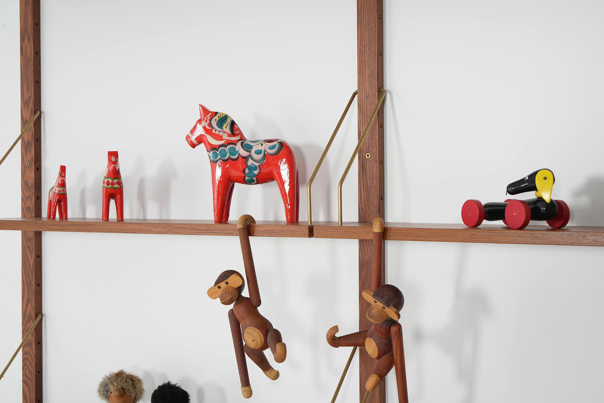 Modular Teak Shelving System 1970s 3
