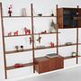 Modular Teak Shelving System 1970s 7