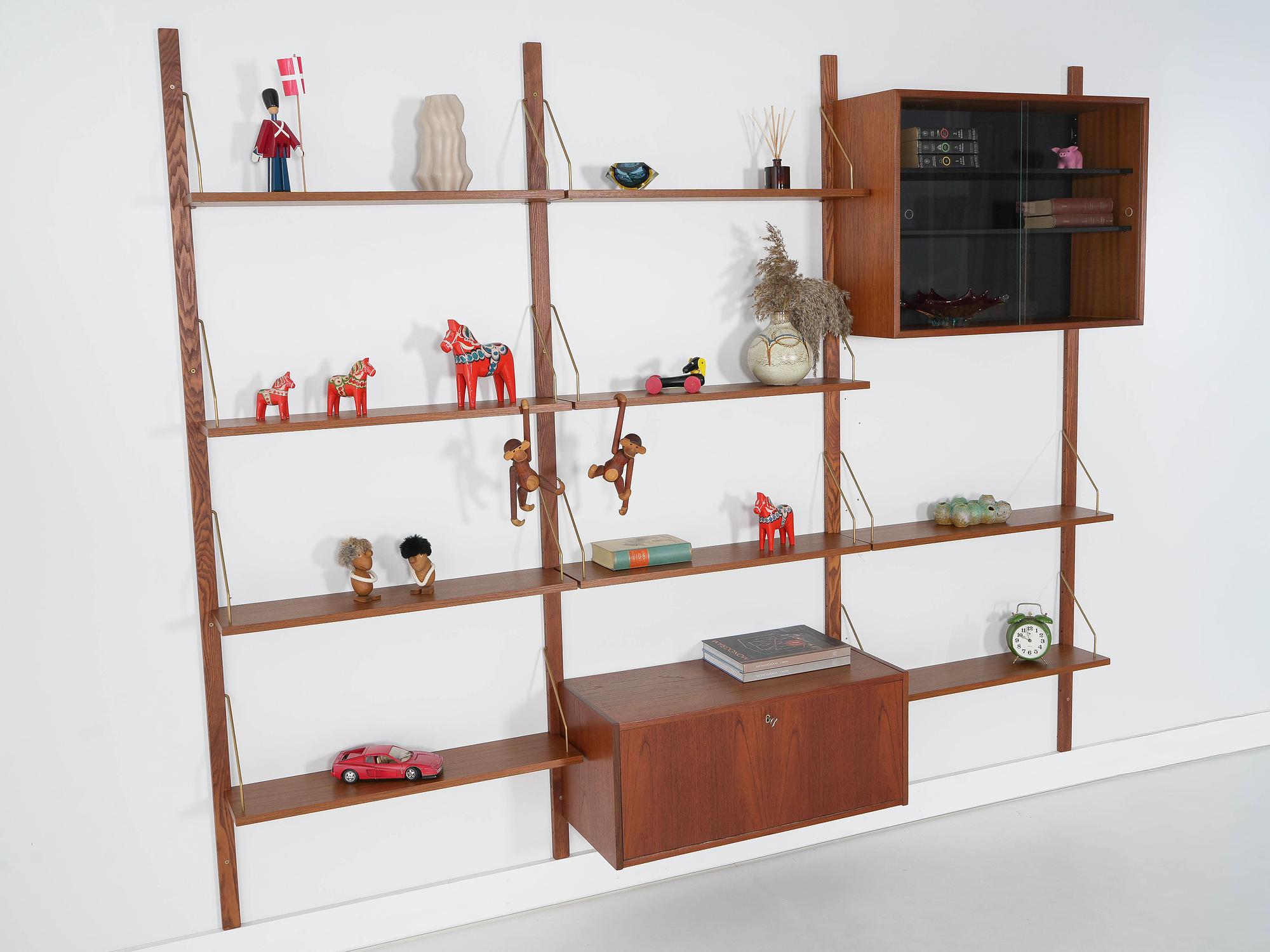 Modulares Teak-Regalsystem 1970er Jahre 7