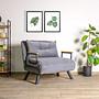 Armchair with sleeping function Grey 0