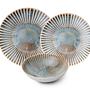 Dinner service 24-pcs. Porcelain Colorful 6