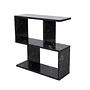 Life Side table Wood veneer Black 0