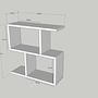 Life Beistelltisch Holzfurnier Schwarz 8