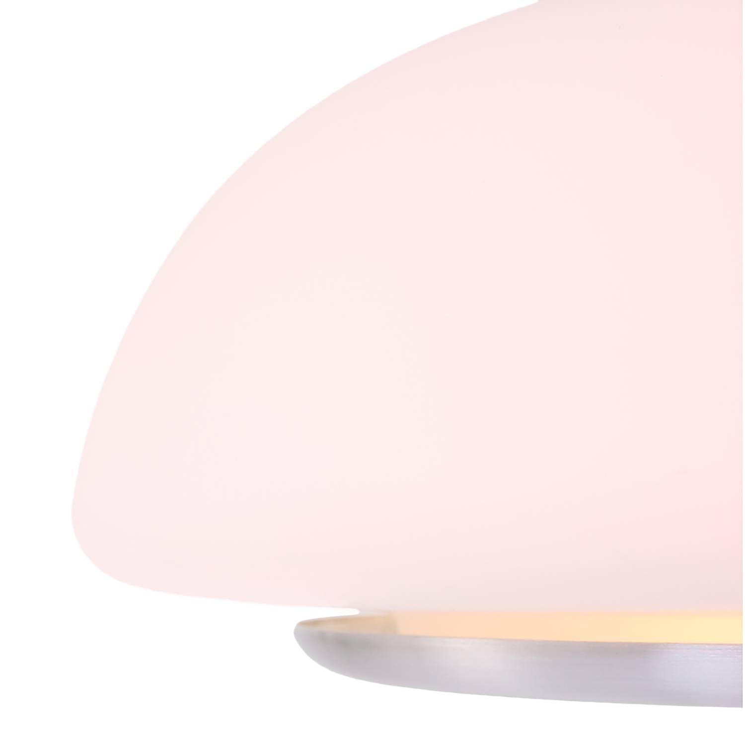 Tischleuchte Ancilla Typ G Milchglas / Aluminium 1-flammig 1