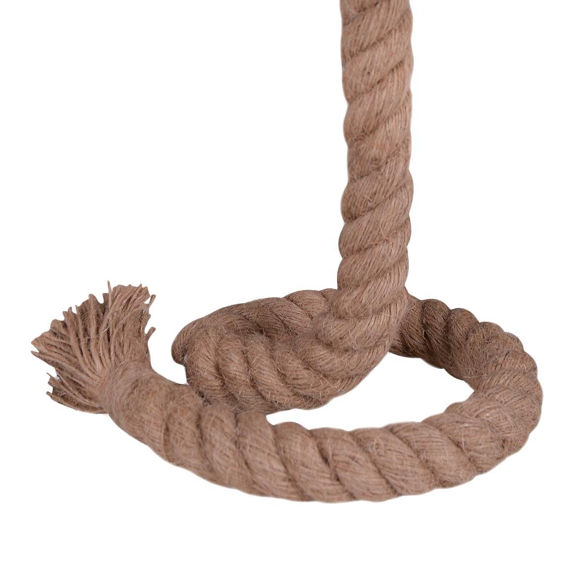Tischleuchte Rope Mischgewebe / Stahl  1-flammig 4