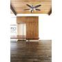 Deckenventilator Jerry Milchglas / Eisen 5-flammig 2