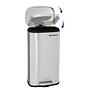 Mülleimer Milizac II Stahl / Polypropylen Silber 4