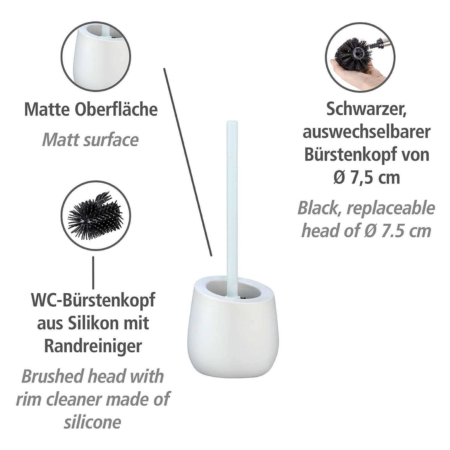 WC-Garnitur Badi Keramik Weiß Weiß 1
