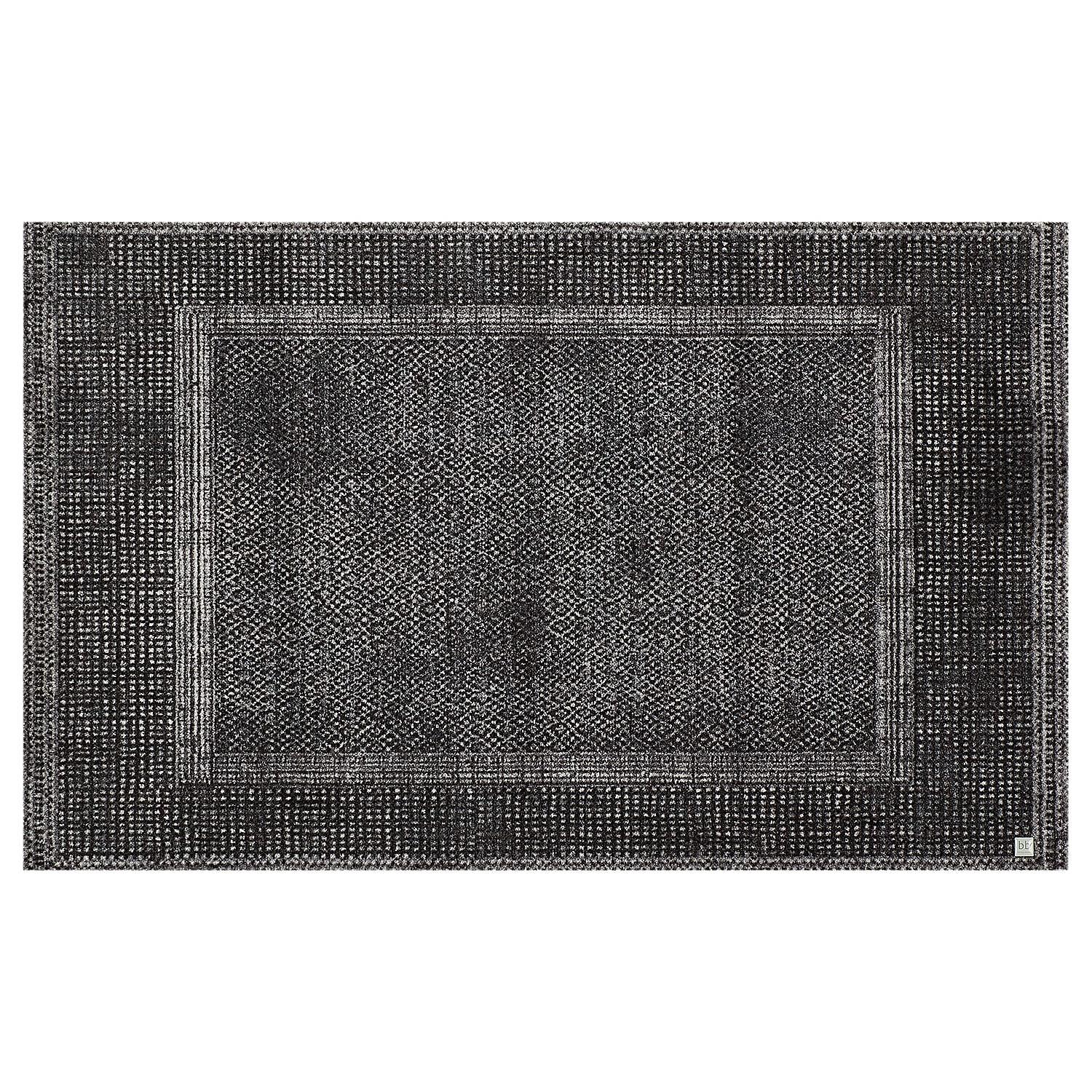 Fußmatte  Square Polyamid Dunkelgrau 50 x 70 cm 1