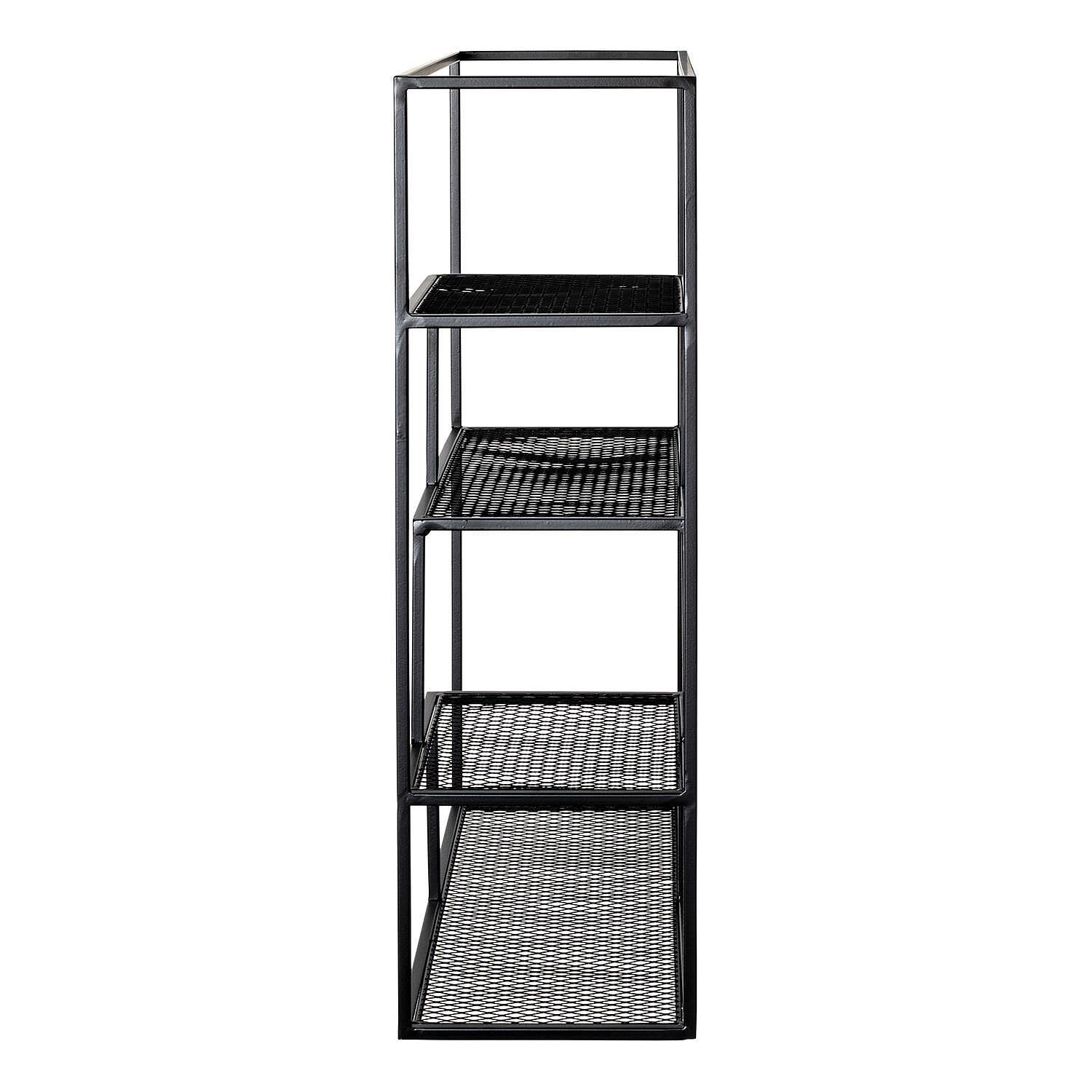 Wandregal Kalanti Metall Schwarz 4