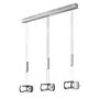 LED-Pendelleuchte Carov I Eisen 3-flammig 3